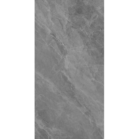 Carrelage sol / mur effet marbre gris ATLANTIC GRAPHITE l.60 x L.120 cm Brilliant LIMCARO (1/5)