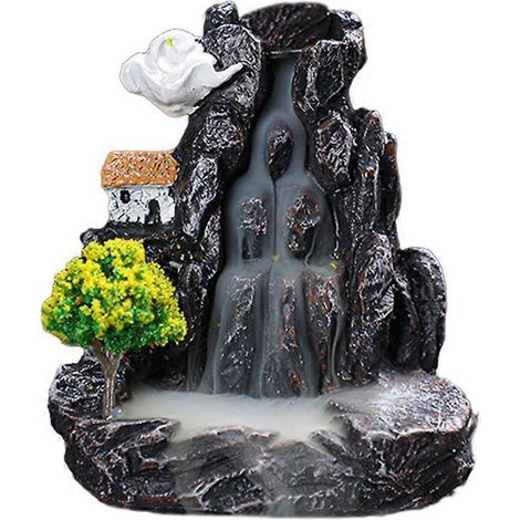 Brûleur d'encens D Montagnes Rivière Cascade Cheminée parfumée (1/5)