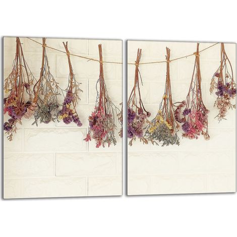 Protezione per piano cottura in vetro 2x40x52 Fiori (1/5)