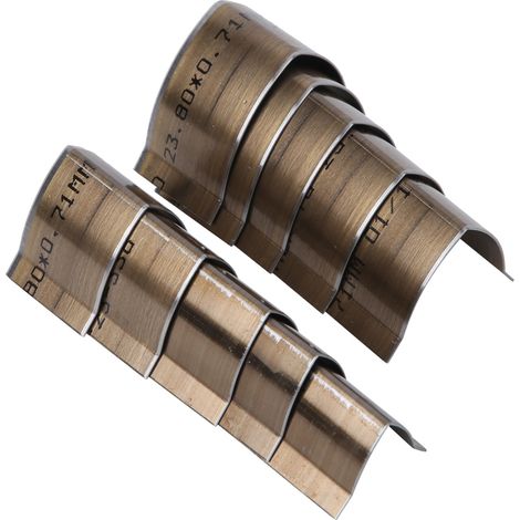 10 pièces Coupe-embouts de ceinture en cuir Acier rapide Forme carrée en V Outil artisanal fait main (extrémité en forme de V) (1/5)