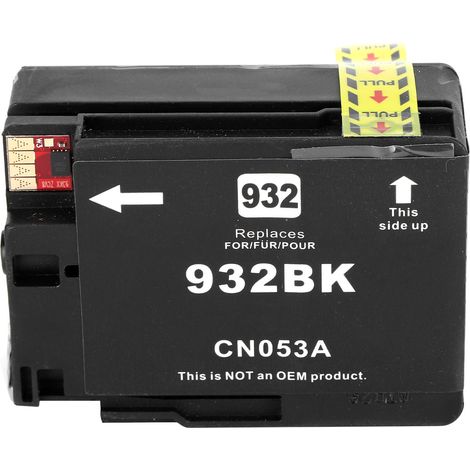 Cartouche d'encre 40 ml pour imprimantes HP OfficeJet 933, 6600, 6700, 7110, 7510, 7512 et 7612. Accessoires inclus. (1/5)