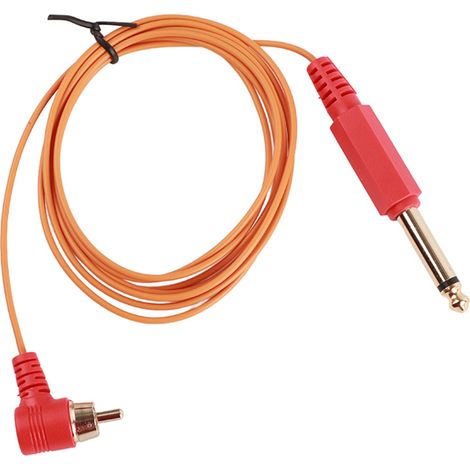 Câble de connexion RCA 6.35mm pour machine à tatouage, cordon de clip professionnel (1/5)