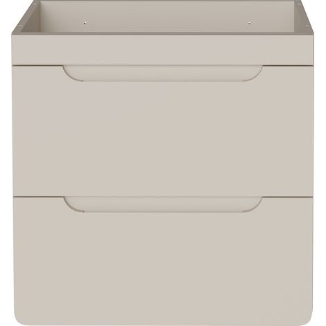 Meuble sous vasque suspendu coloris beige – 60 cm – ARUBA (1/3)