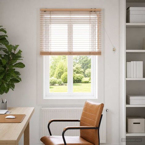 vidaXL Tenda Veneziana Aspetto Quercia 70 x 160 cm 35 mm