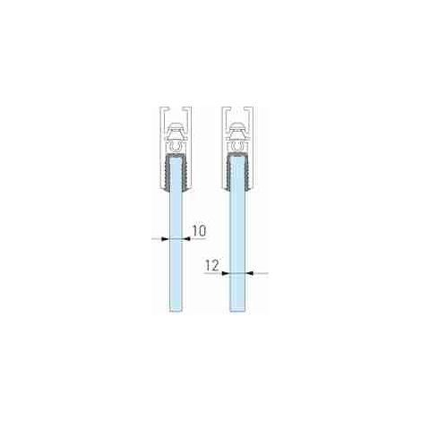 20AC4870 Rohaluminium-Befestigungsprofil L 2000 mm DITEC ENTREMATIC 20AC4870