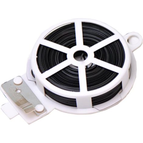 Lien de fixation en métal polyvalent de 50 m, Pour cuisine, bricolage, Attaches, Sac alimentaire, Sac de congélation, Bande d’attache 1pcs Noir