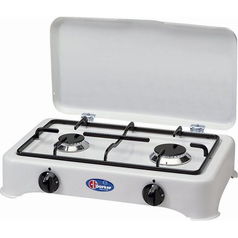 CFParker Fornello a Gas 2 Fuochi Gpl / Metano mod. 5326CBGP - Fonte di alimentazione: Gpl