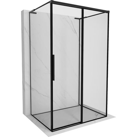 Mexen Rox cabine de douche à 3 parois coulissante 90 x 70 cm, transparent, chrome - 8C2-090-070-01-00-3S (1/3)