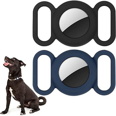 airtag Collier Pour Chien, Coque En Silicone Pour Localisateur De Suivi Gps, Coque De Protection Compatible Avec Apple Airtag, Scurit Et Anti-pert (1/5)
