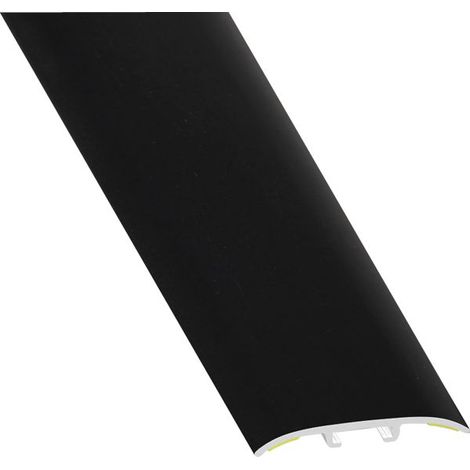 Barre de seuil aluminium noir 30mm x 830mm – Jonction universelle pour sols – Finition élégante et durable – Installation rapide – Cqfd