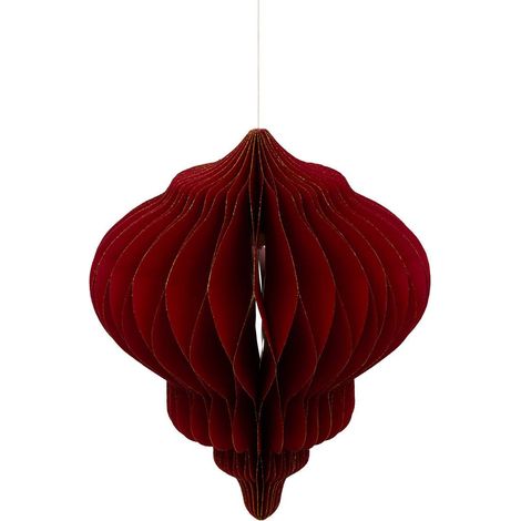 COLGADOR DE PAPEL PALLO ROJO D30 - Feeric lights & christmas (1/5)