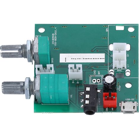 Module d'amplification numérique stéréo 2.1 canaux 5V 5V 20W Bluetooth 5.0 (1/5)