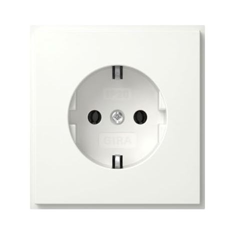 GIRA SCHUKO (IP20) TX44 BLANC PUR 418866