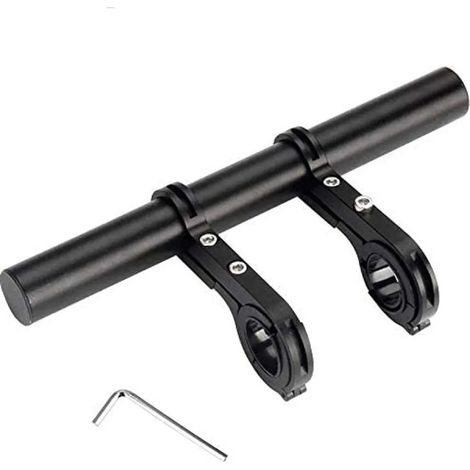 Fahrrad Lenker Extender Halterung Doppel Mountain Fahrrad Lenker Erweiterung Geeignet für Taschenlampe Smartphones GPS-Geräte
