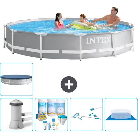 Prism Frame Pool Rund - 366x76 cm - 6-teilig S21196 (1/5)