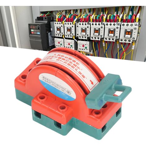 Interrupteur à couteau bipolaire en laiton, interrupteur à double position, inverseur, interrupteur de charge, 220 V/380 V 100 A (1/5)