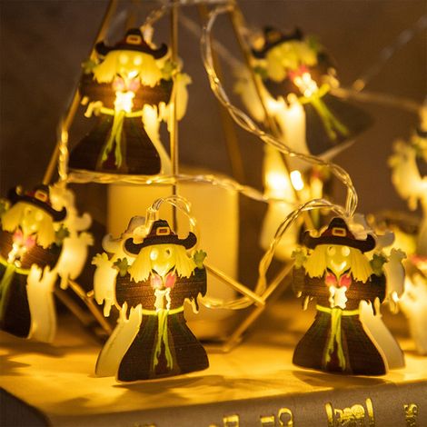 Guirlande Lumineuse Led - 1.5 M - 10 Ampoules - Alimentation Piles AA - Décoration Festive Extérieure Intérieure - Multicolore (1/5)