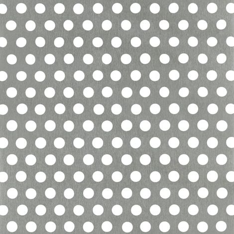 Alberts Lochblech Aluminium eloxiert 200 x 0,8/3,5 x 1000 mm runde Lochung Lochblech (1/4)