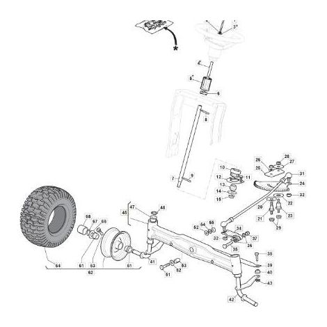 BUDGET. NACH VORNE. ORIGINAL STIGA SDR GUSSEISEN – 382034047/0