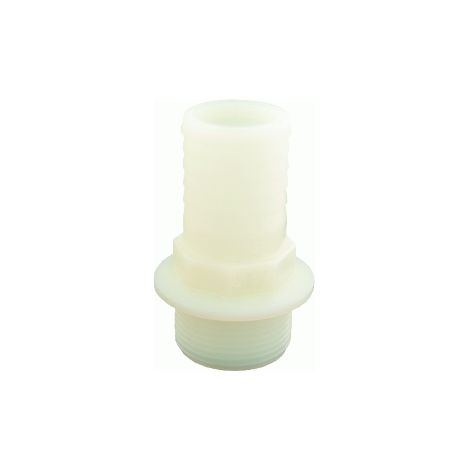 10 raccordo portagomma diritto in nylon filetto maschio 25mm pompa porta gomma (1/2)