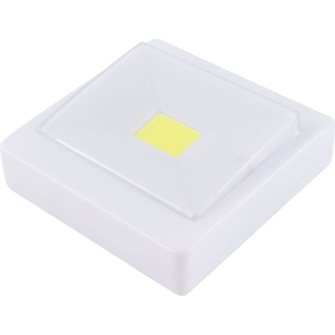 Lampe de placard lumineuse à piles, sans fil, magnétique, à LED COB, avec interrupteur tactile, pour placard, abri de jardin ou grenier (urgence). (1/5)