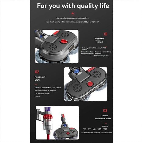 Accessoire pour aspirateur V7 : balai électrique (1/5)