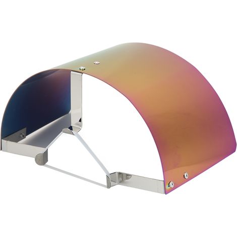 Cachet de filtre à air avec bouclier thermique en acier inoxydable, accessoire auto pour 2,5 à 3,5 pouces, finition chromée multicolore (1/5)