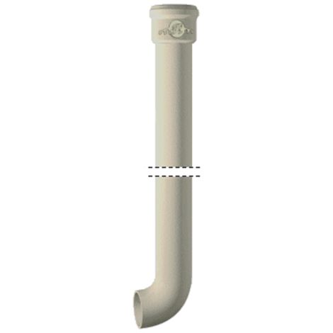 Pieds de chute résidentiel coudés - Ø intérieur 100 mm Longueur : 2 m - Emboîtement standard - 155643