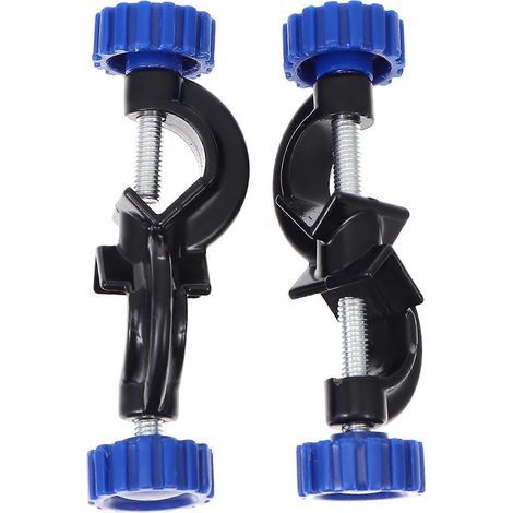 Set mit 2 verstellbaren Klemmenhaltern für Laborbedarf – 10 x 3 x 3 cm (1/4)