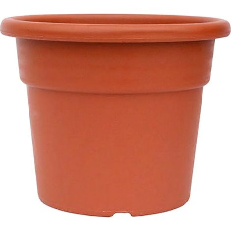 SATURNIA macetero plástico clásico 40x30 cm. , Maceta clasica.- Realizado en plástico.- Color terracotta.- Con orificios en la base.- Medidas (diámetro x al