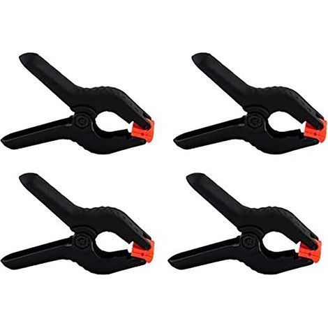 4PCS 2 Inch Backdrop Spring Clamps Heavy Duty Clips for Backdrops Stand Background Muslin Canvas Screen Photo Studio Woodworking