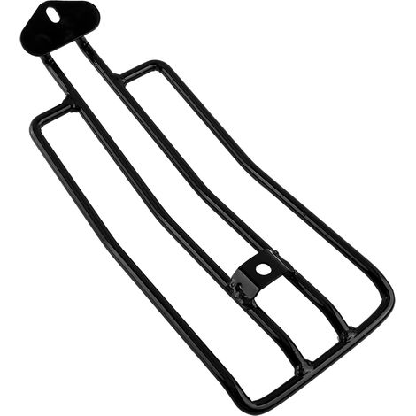 Porte-bagages arrière de moto long et modifié (nouveau modèle) (noir) (La marque Harley GBC enfreint une marque déposée américaine et ne peut être référencée) (1/5)