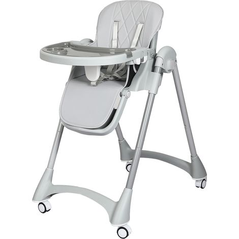 Dekko Baby High Chair 4 in1 Foldable Toddler Feeding Table Adjustable Portable
