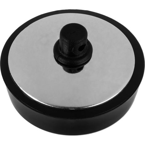 FPLUS tapon goma-caucho 40 con tapa inox fregadero-lavabo   85008