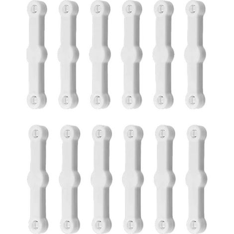 Fixation Autocollante Pour Moustiquaire De Fenêtre - Sans Aimant - 7 8 X 1 X 0 8 Cm - Lot De 12 (1/3)