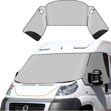 Motorhome Windscreen Cover Compatible with Ducato, Boxer for Relay X250/290 (2006-2024) Insulation Blind with Storage Bag (1/5)