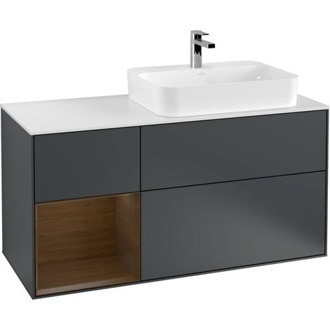 Villeroy & Boch F391GNHG Meuble sous lavabo Finion F39 (1/2)