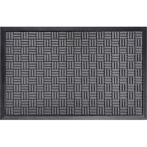1 Tapis d'entrée, antidérapant, polypropylène, caoutchouc, intérieur, extérieur (1/5)