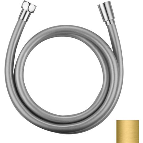 Flexible douche PVC 180 cm finition or brossé [ IMEX® ]
