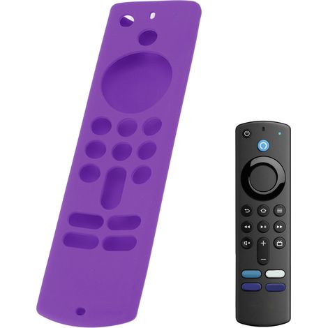 Housse de Protection Anti-Dérapante en Silicone pour Fire TV Stick 3ème Génération avec Dragonne - Violet (1/5)