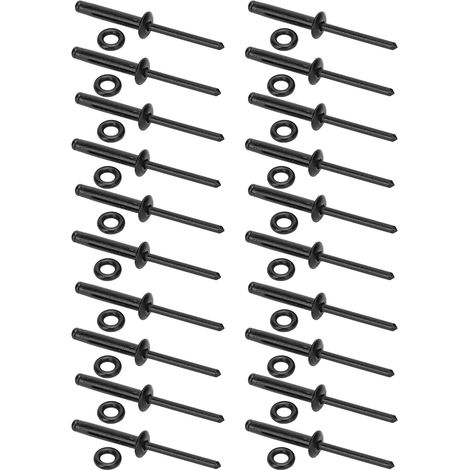 Kit de rivets à œillet en aluminium avec rondelles en O, accessoire étanche pour kayak