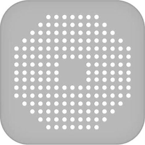 Filtre à cheveux pour douche Gris ou blanc Filtre en silicone pour lavabo, baignoire et douche - Bouchon en caoutchouc pour salle de bain et cuisine (gris) (1/5)