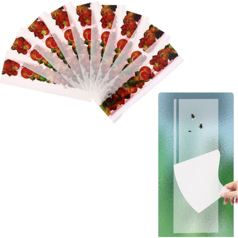 Pièges à insectes, papier collant à insectes, pièges à mouches, plaques collantes transparentes à insectes,-40 pièces- 20.58cm (1/5)