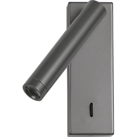 CALI LED-Wandleuchte, grau, ITALUX WL-21017-GR