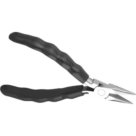 Pinces de bijoutier à bec rond 1 pièce, pour électricité (1/5)