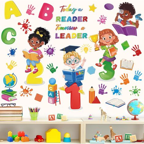 Stickers Muraux Lecture Livres Autocollant Muraux Citations (1/5)