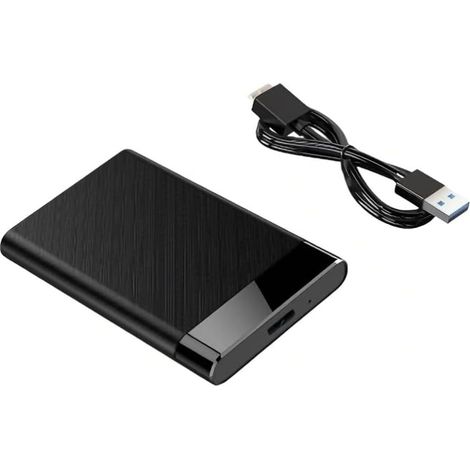 Boîtier Externe pour Disque Dur 2,5" USB-C 3.1 Gen 2 - 6Gbps Compatible SATA HDD/SSD 2,5" (7mm/9,5mm) avec UASP & Trim Installation sans Outils Compatible Windows/Mac/Linux Câble Inclus