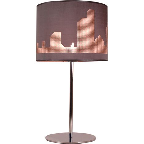 Lampe de table Candellux Manhattan 41-55029 chrome (1/2)