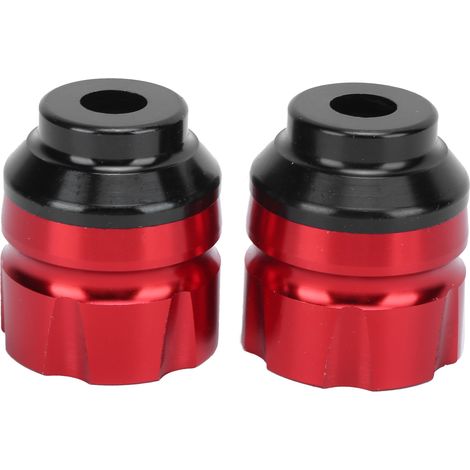 2PCS Motorcycle Brake Fluid Reservoir Clutch Fuel Cup Aluminium Alloy Universal for Autocycle BikeRed (1/5)