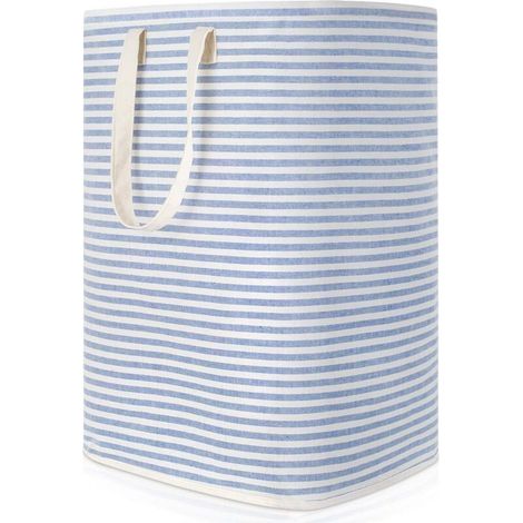 Memkey – Faltbarer Wäschekorb (72 l) – Wasserdichtes Terylene-Gewebe – Verstärkte Griffe – Maße: 40 x 30 x 60 cm (1/5)